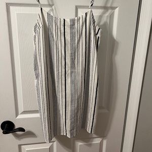 Lulus Honey Sweet Navy Blue Striped Mini Dress